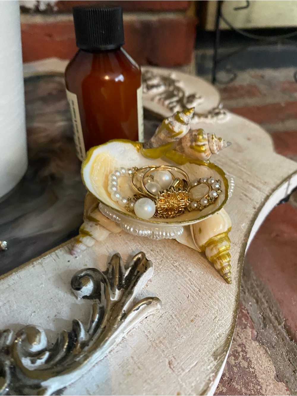 Seashell Ring Holder